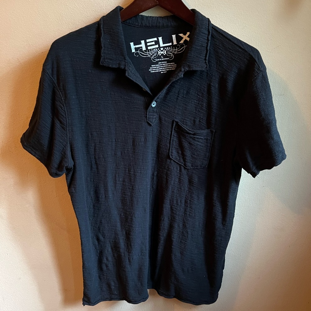 Helix Black Polo